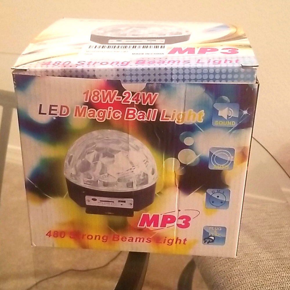 LED magic color changing ball light bluetooth